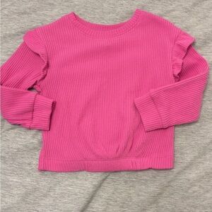 Cat & Jack Vibrant Pink Long Sleeve Tee